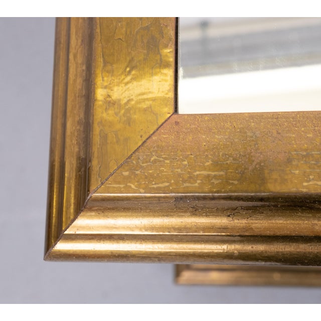 Hollywood Regency Classic Brass Serving Table Mirror Tops, France, 1970s For Sale - Image 10 of 15