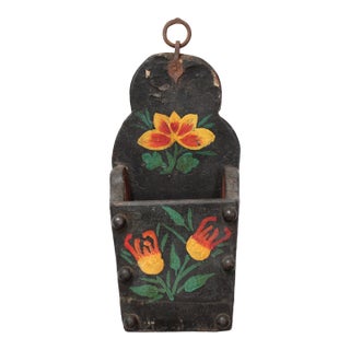 Floral Wall Pocket (Orange Tulips) For Sale