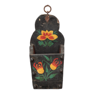 Floral Wall Pocket (Orange Tulips)
