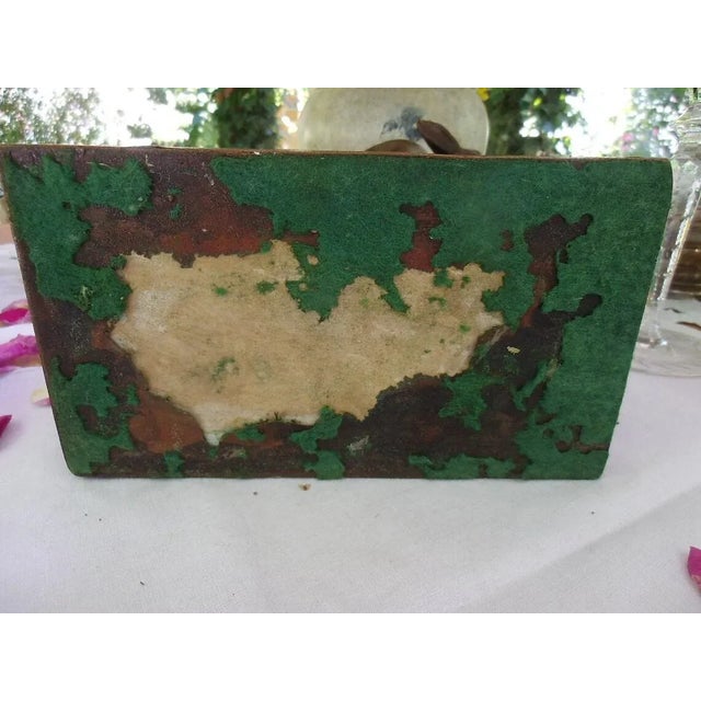 Art Deco Deer Figurine in Ceramic and Copper, 1920 For Sale - Image 9 of 11