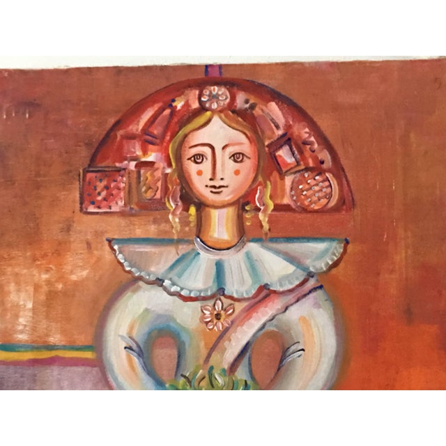 Mid 20th Century Set of Three Oil on Canvas by A. G. Marco, Spain, circa 1940 For Sale - Image 5 of 18