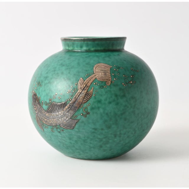 Argenta Vase by Wilhelm Kåge for Gustavsberg, 1930s For Sale - Image 3 of 9