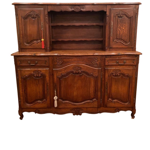 Country French Server with Upper Structure, Circa 1910s For Sale - Image 12 of 12