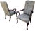 1960s 1960s Queen Anne style Armchairs by Ethan Allen For Sale - Image 5 of 12