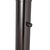 Metal Mid Century Bloom 5-Light Arc Floor Lamp, 1970s - Black Nickel, Black Marble Base, White Satin Shade For Sale - Image 7 of 10