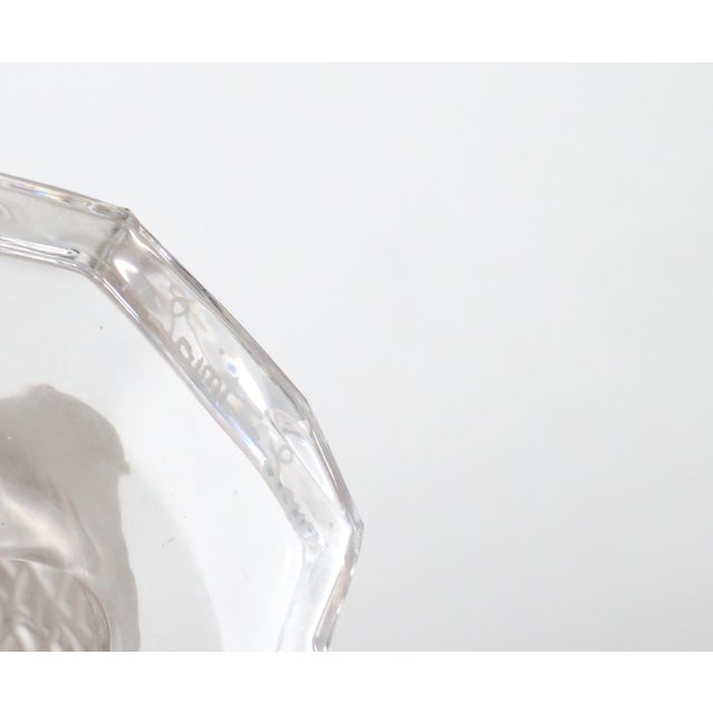 Light Green 20th Century Saint-Louis French Crystal Figurine of a Scholar For Sale - Image 8 of 9