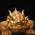 Late 19th Century Gilt Bronze Toad Statue, Three-Legged Jin Chan Figure, 6.9kg For Sale - Image 9 of 10