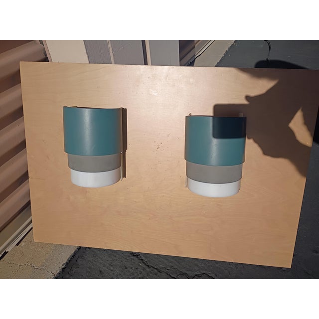 this is my third pair of these acrylic ) plexiglass sconces all attributed to the work of Luis Klaff this pair using the....
