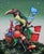 The Trove by Patrick Maxcy | Acrylic on Canvas Bird perched on a colorful collection of objects. For Sale