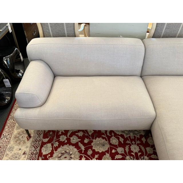 White Article Abisko Sectional, Quartz White For Sale - Image 8 of 12