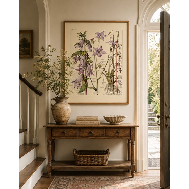 Bell Flowers Plate 1, Vintage Botanical Art Print Reproduction, 20" X 30" For Sale - Image 11 of 12