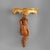 French Pair of Antique French Louis XIV Carved Figural Cherub Wood Sconces For Sale - Image 3 of 14