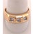 Metal 14 Karat 3 Diamond Yellow Gold Ring One 1/2 Carat Total Diamond Weight For Sale - Image 7 of 11