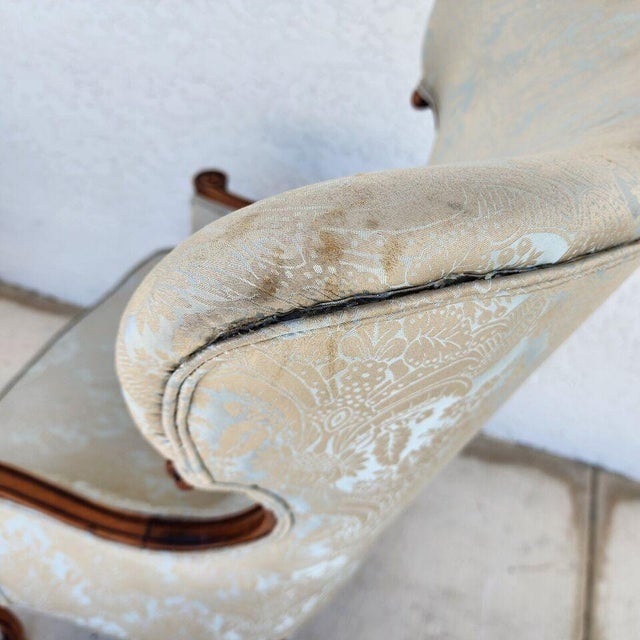 Grosfeld House French Wingback Armchair For Sale - Image 12 of 12
