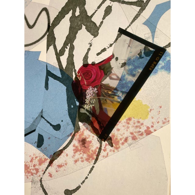 2010s Early 21st Century ”Summer Flowers” Abstract Expressionist Photo Collage Print by Peter Astrom For Sale - Image 5 of 13