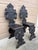 Pair of Italian Renaissance Revival Carved Walnut Hall Chairs For Sale In South Bend - Image 6 of 14