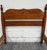 Brown Vintage Twin Size Federal Style Empire Style American Tiger Maple Bed For Sale - Image 8 of 10