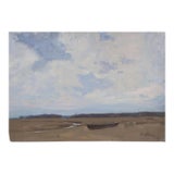 Antique Ukrainian Impressionist Landscape Oil Painting, 1972 For Sale