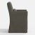 Not Yet Made - Made To Order Stoffer Home x Cloth & Company Lindy Slipcover Dining Arm Chair in Textured Linen Charcoal For Sale - Image 5 of 7
