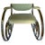 Mid-Century Hollywood Regency Style Polished Nickel Scroll Rocking Chair For Sale In Philadelphia - Image 6 of 12