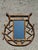 Wood Vintage Tortoise Bamboo Hall Mirror For Sale - Image 7 of 12