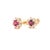 Diamond Sapphire Earrings 14 Karat Yellow Gold 0.66 TCW Certified For Sale - Image 11 of 14