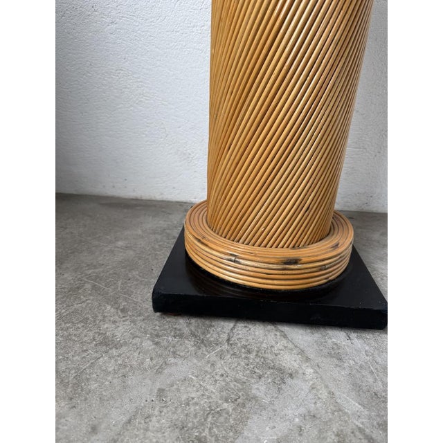 Rattan Column from Vivai del Sud Crespi, 1960s For Sale - Image 15 of 18