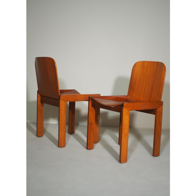Dining Chairs by Afra and Tobia Scarpa for Molteni, Italy, 1970s, Set of 4 For Sale - Image 10 of 18