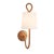 Coastal Regina Andrew Bimini Rattan Sconce Single For Sale - Image 3 of 7