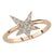 Own Your Story Diamond Rock Star Ring, Size 6.5 For Sale