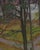 Antique Impressionism Autumn Landscape Oil Painting on Cardboard 62-50 For Sale - Image 4 of 6