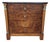 French 19th Century Empire Marble Top Burl Walnut Commode For Sale
