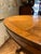 Antique Biedermeier Italian Burl Walnut and Maple Oval Dining Table with Faceted Pedestal, 1800s For Sale - Image 11 of 17