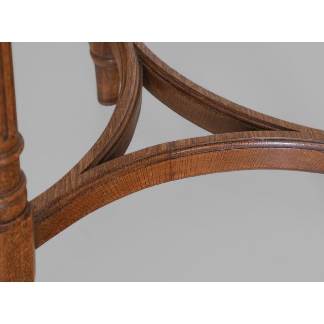 Late 19th Century Oak Occasional Side Tables with Marble Tops from Gillows, 1893, Set of 2 For Sale - Image 9 of 16