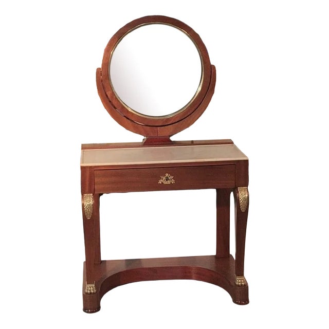 19th Century Mahogany Catering Hairdresser Table For Sale