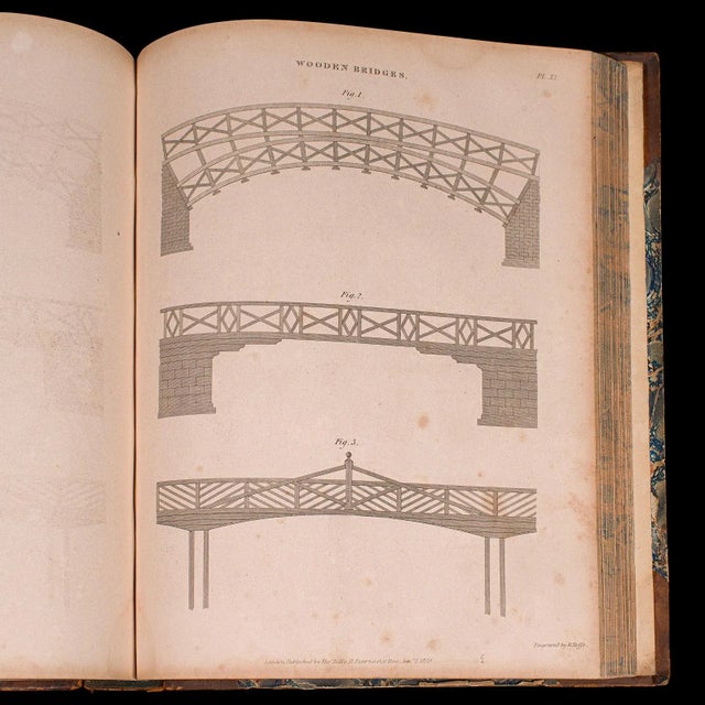 1846 Antique Carpentry Book Architecture Reference For Sale - Image 10 of 12