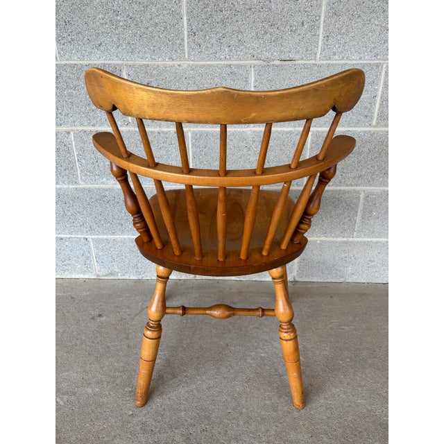 Bent Brothers Maple Comb Back Arm Chairs - Set of 4 For Sale - Image 12 of 15