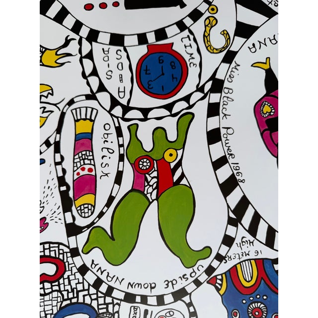 White The Girl, the Monster and the Goddess Exhibition Poster from Niki De Saint Phalle, 2013 For Sale - Image 8 of 11