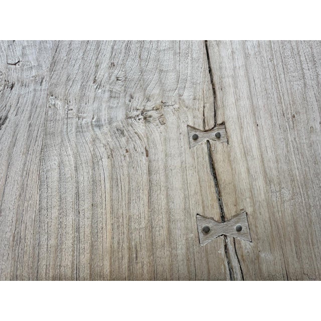 Wood Andrianna Shamaris St. Barts Couture Teak Wood Dining Table For Sale - Image 7 of 18