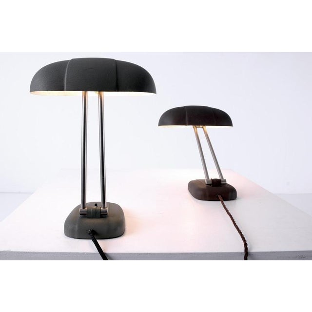 Metal Table Lamps from Bag Turgi, Switzerland, 1940s, Set of 2 For Sale - Image 7 of 12