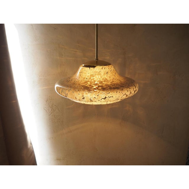 Mid-Century Glass Chandelier by Stefan Tabery, 1960s For Sale - Image 11 of 13