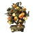 Vintage Chinese Jadeite Peach Bonsai Tree For Sale