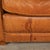 French 2-Seater Tan Sheepskin Leather Sofa For Sale - Image 9 of 16