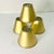 1980s 1980s Vintage Boho Chic Hollywood Regency Golden Chandelier Lamp Shades - Set of 4. For Sale - Image 5 of 9