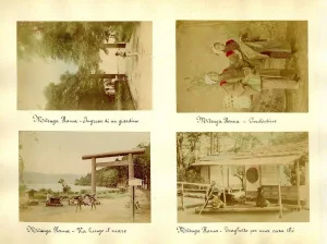 Daily Life in Seto Islands, Japan - Albumen Print 1870/1890 1870/1890