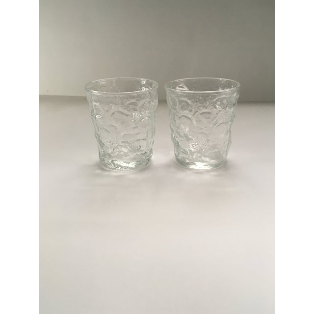 Transparent 1960s Anchor Hocking “Milano” Rocks Glass- Set of Four For Sale - Image 8 of 9
