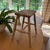 Rustic European 19th Century English Rustic Weathered Wooden Stool With Turned Legs For Sale - Image 3 of 11