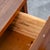Dixie Mid Century Modern Nightstand End Side Table Dixie Drawer Vintage Walnut Danish For Sale - Image 4 of 10