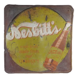 Vintage Rustic Nesbitts Soda Sign