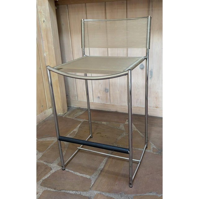 1970s Spaghetti Bar Stools, Giandomenico Belotti. For Sale - Image 5 of 10